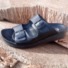 Sandale medical cuir noir model 04